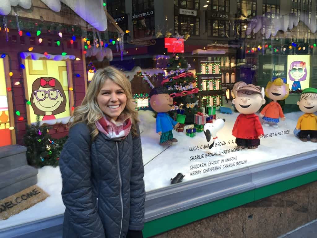 I loved getting to see the Christmas window displays along Fifth Avenue in NYC!